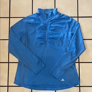 Adidas Vibrant Blue Long-Sleeve Top